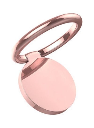 Buy Metal 360 Degree Rotation Adhesive Finger Ring Phone Holder Rose Gold in Saudi Arabia