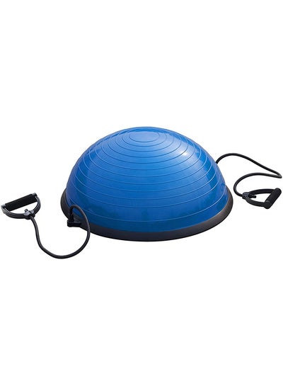 Buy Bosu Ball For Stabillity Trainer Exercise With Resistance Bands And Pump 58cm in UAE