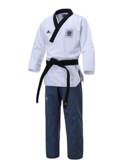 اشتري Taewondo Poomsae Adult Female Uniform - White/L.Blue, 170cm 170سم في الامارات
