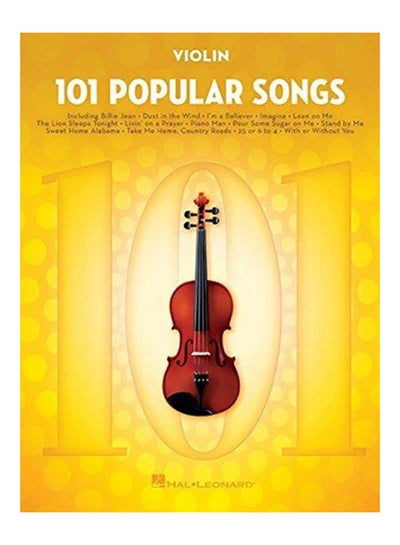Buy Violin 101 Popular Songs Paperback English - 2017 in UAE