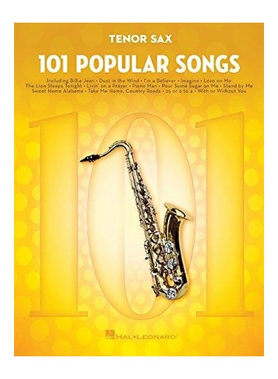 اشتري Tenor Sax 101 Popular Songs Paperback في الامارات