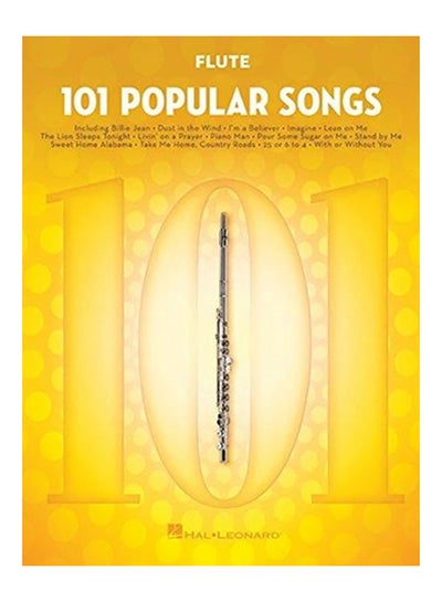 Buy Flute 101 Popular Songs paperback english - 2017 in UAE