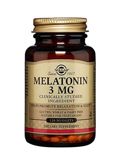 Buy Melatonin 3mg Dietary Supplement - 120 Nuggets in UAE