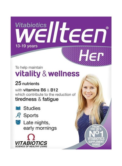 Buy Wellteen Her Supplement - 30 Tablets in UAE