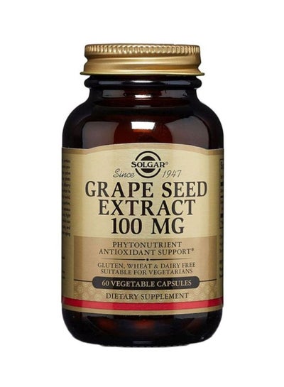 Buy Grape Seed Extract Dietary Supplements - 60 Capsules in UAE