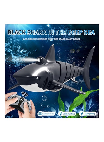 اشتري Waterproof Remote Control RC Shark Boat Model 20*20*20cm في السعودية