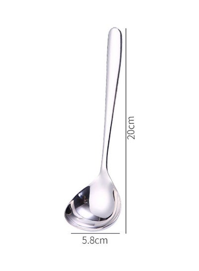 Buy Stainless Steel Soup Spoon silver in Saudi Arabia