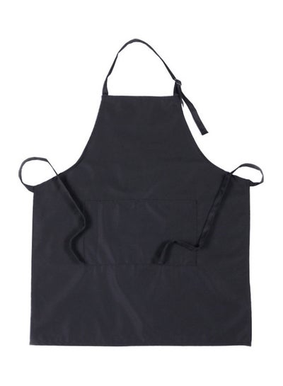 Buy Adjustable Waterproof Apron Black 78x68cm in Saudi Arabia