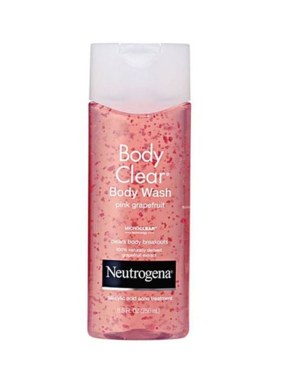 Buy Body Clear Grapefruit Salicylic Acid Acne Treatment Body Wash 250ml in UAE