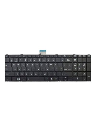 اشتري لوحة مفاتيح بديلة للابتوب توشيبا L850 أسود في الامارات