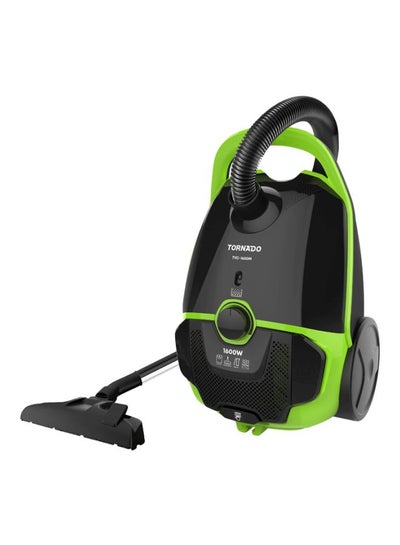 Buy Electric Canister Vacuum Cleaner 1600W 3.5 L 1600 W TVC-1600M-green Black/Green in Egypt