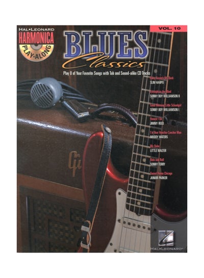 Buy Blues Classics: Harmonica Play-Along Volume 10 paperback english in UAE