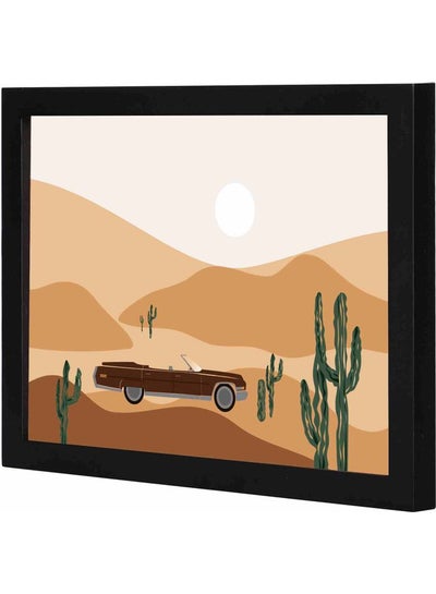 Buy Poster 26 Themed Decorative Framed Wall Art Painting Black 23x33x2cm in Saudi Arabia