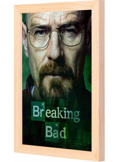 اشتري لوحة فنية بإطار لديكور الحائط بنمط يمثل الموسم الثالث من مسلسل "Breaking Bad" بيج 23x33x2سم في السعودية