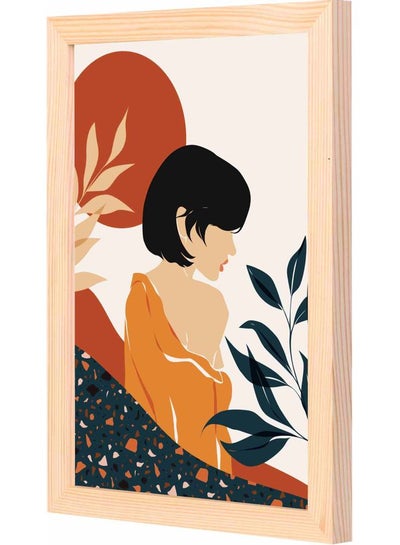 Buy Woman Themed Framed Wall Art Wood 23x33x2cm in Saudi Arabia