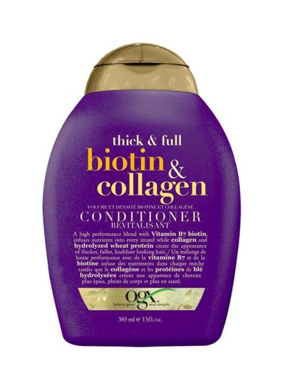 Buy Thick And Full Biotin Collagen Conditioner 385ml in UAE
