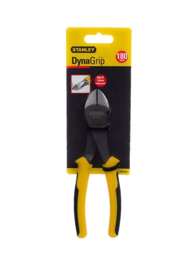 Buy Diagonal Cutting Plier Yellow/Black/Silver 180mm in UAE