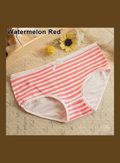 Buy Summer Navy Style Striped Lovely Bowknot Decor Underwear Panties Briefs multicolour in Saudi Arabia