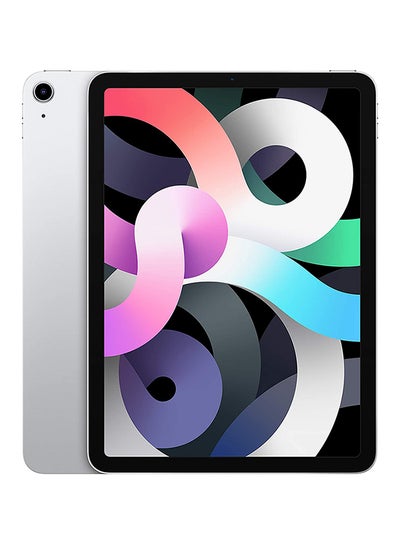 Buy iPad Air 2020 (4th Generation) 10.9-inch 256GB WiFi 4G LTE Silver with Facetime - International Version in Saudi Arabia