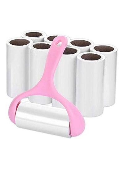 Buy Lint Roller, Super Sticky Pet Hair Remover Kit with 9 Refills, Adhesive Lint Brush for Clothes,Carpet, Car Seats, Dust,Dogs, Cats Assorted 11.5*20cm in UAE