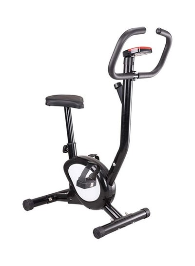 اشتري دراجة لممارسة التدريبات الرياضية للياقة البدنية، بتصميم قابل للطي مع عجلات توازن مغناطيسية مناسبة للأماكن الداخلية 63x40x103سم في الامارات