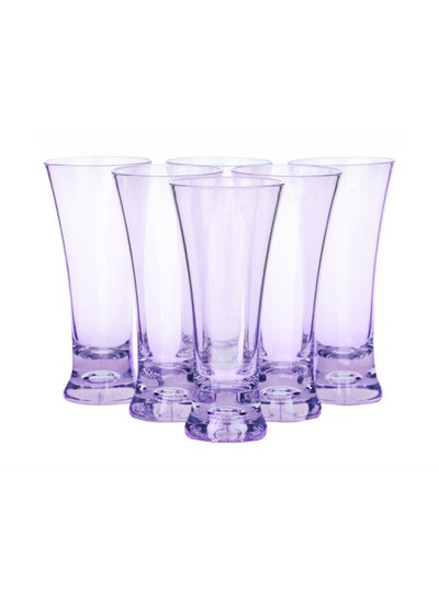 Buy Juice C6 Purple H-B Tumbler clear 23x15x20cm in UAE