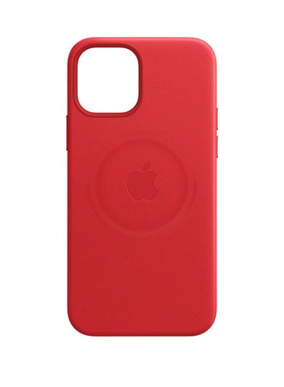 Buy iPhone 12 | 12 Pro Leather Case With MagSafe Red in UAE