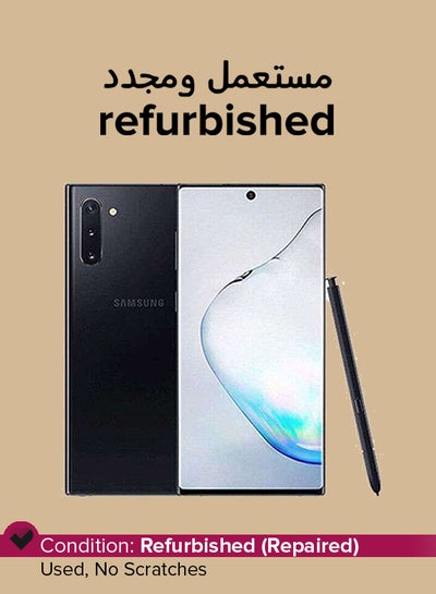 اشتري Refurbished - Galaxy Note10 Auro Black 8GB RAM 256GB 4G LTE في الامارات