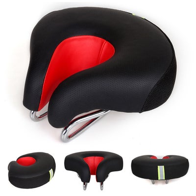 اشتري No Nose Saddle Bicycle Seats Soft Thickened Bicycle Riding Accessories Shock Absorption And Comfortable 20*7*11cm في السعودية