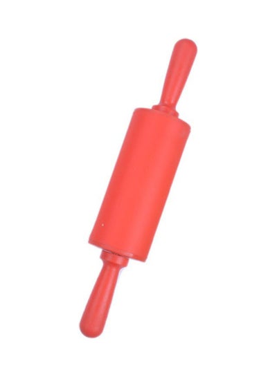 Buy 9Inches Kids Non-stick Silicone Rolling Pin with PP Handle red 22*22*22cm in Egypt