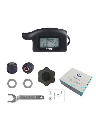 Waterproof Cordless TPMS Motorcycle Tire Pressure Monitoring System 2  External Sensor Moto Tools price in UAE, Noon UAE
