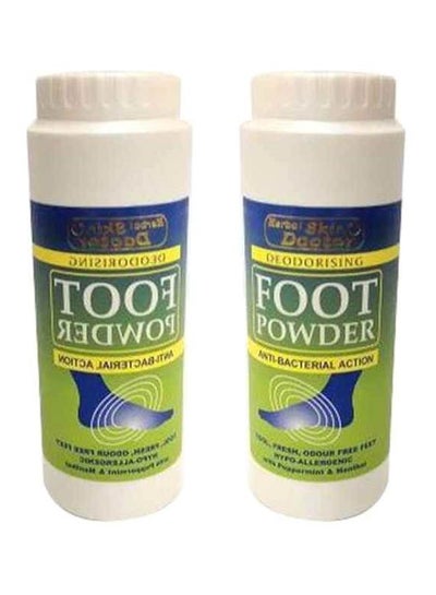 Buy 2-Piece Deodorising Foot Powder 2x75grams in Saudi Arabia