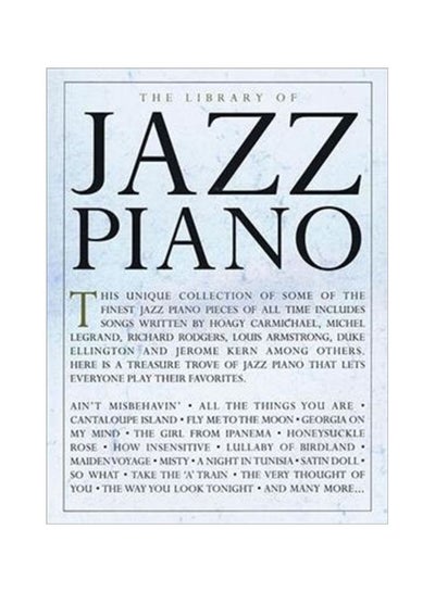 اشتري The Library Of Jazz Piano Paperback في الامارات