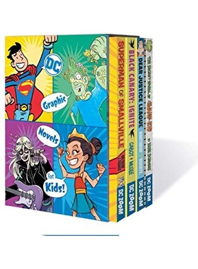 Buy DC Graphic Novels for Kids Box Set 4 Paperback English by Various - 44131 in UAE