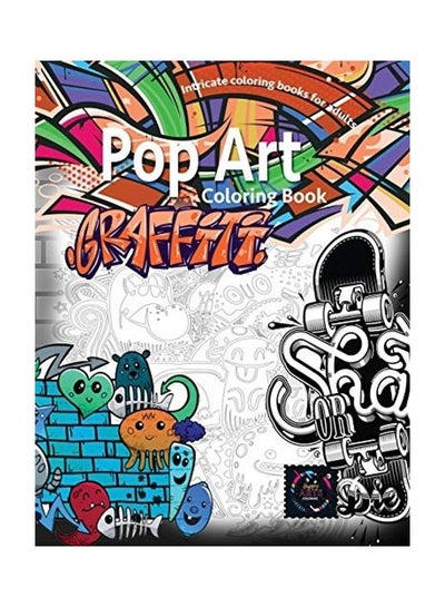 اشتري Graffiti Pop Art Coloring Book, Coloring Books For Adults Relaxation: Doodle Coloring Book Paperback الإنجليزية by Happy Arts Coloring في الامارات