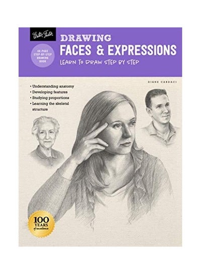 اشتري Drawing: Faces & Expressions: Learn To Draw Step By Step Paperback الإنجليزية by Diane Cardaci في الامارات