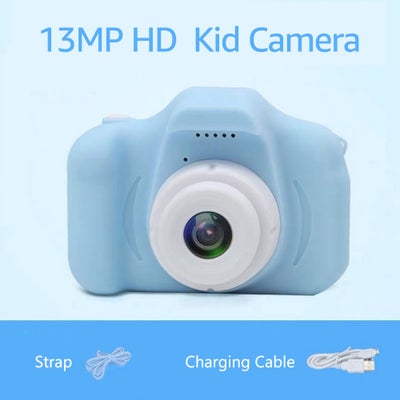 Buy 1080P 13MP 2 Inch Kids Digital Camera With Strap Charging Cable in UAE
