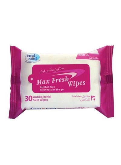 Buy 30 Pieces Max Fresh Wipes in UAE