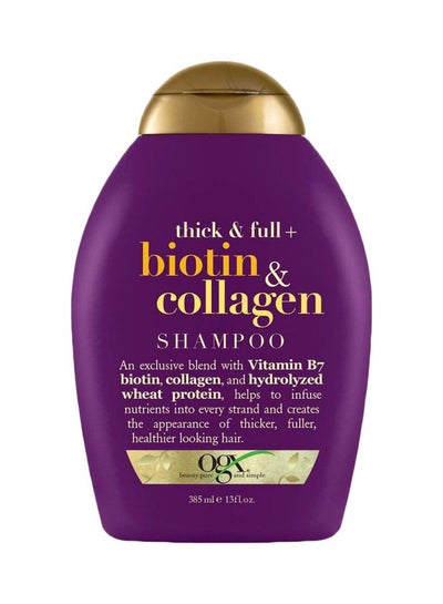 Buy Thick Full-Biotin Collagen Shampoo 385ml in UAE