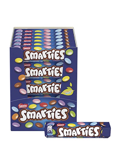 Buy Smarties Hexa Utzmbal Bar 38grams Pack of 24 in UAE