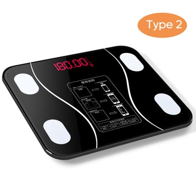 Buy BT Electronic Digital Multi-Functional Home Use Intelligent Body Weight Scale with Led Display in Saudi Arabia