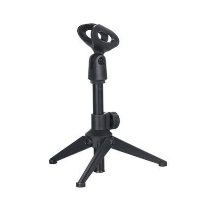 Buy Adjustable Microphone Foldable Stand Black in Saudi Arabia