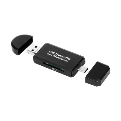 Buy Micro USB Type-C OTG Card Reader Writer Black in Saudi Arabia