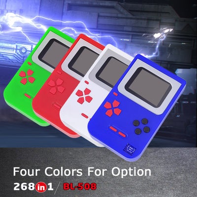 Buy 2 Inch Build-In 268 Retro Handheld Game Console in UAE