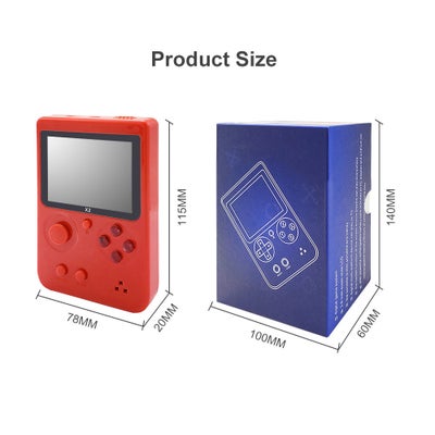 Buy 561-X2 Nostalgic 2.8 Inch LCD Screen Built-In 2500 Handheld Game Console in UAE