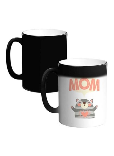 Buy Printed Magic Coffee Mug White/Black/Red in Egypt