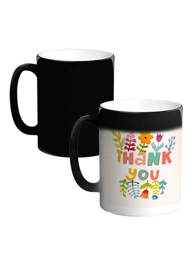 Buy Thank You Printed Magic Coffee Mug White/Blue/Pink in Egypt