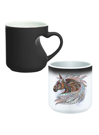 Buy Ceramic Magic Coffee Mug Black in Egypt