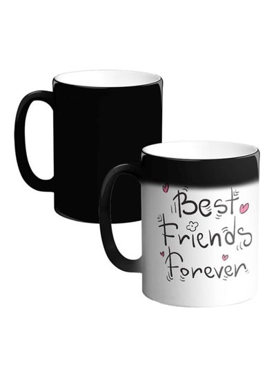 Buy Best Friends Forever Printed Magic Coffee Mug White/Black in Egypt