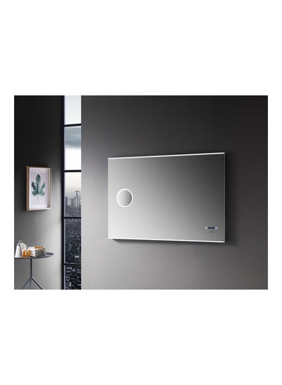 Buy Double Key Lighting Bathroom LED Mirror Transparent 1200x800millimeter in UAE